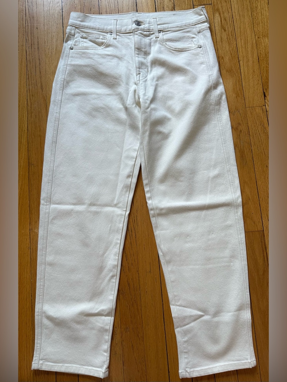 AYR "The Knockout" Jeans, 29L, Cream Soda, New